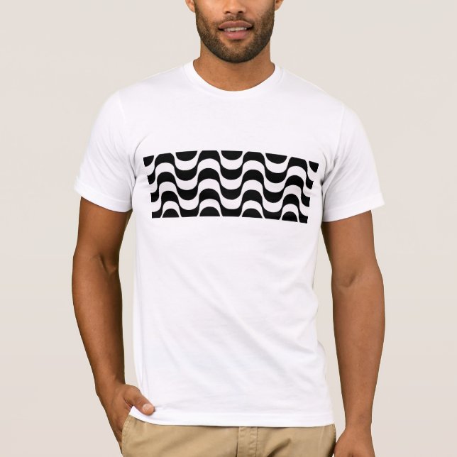 Black and White Sidewaldo Copacabana RJ Tee (Framsida)