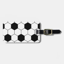 Black and White Soccer ball mönster