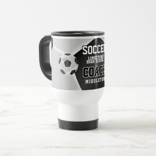 Black and White Soccer Coach Resemugg