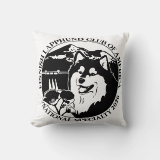 Black and White Square Pillow Kudde