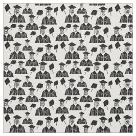 Black and White-Studentmössor och GOwer Tyg