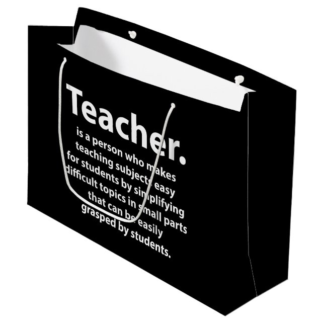 Black and White Teacher Appreciation Quote (Framsidan Vinklad)