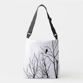 Black and White Tote Bag Axelväska