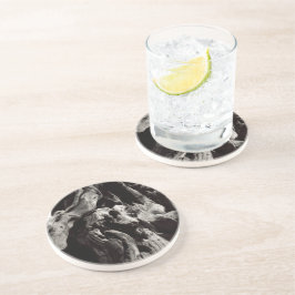 Black and White Träd Bark Underlägg