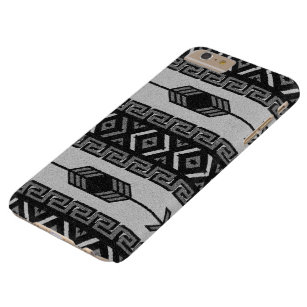 Black and White Tribal Aztec Mönster Phone Case Barely There iPhone 6 Plus Skal