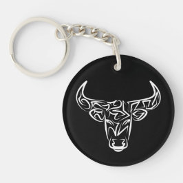 Black and White Tribal Bull / Ox