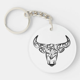 Black and White Tribal Bull / Ox