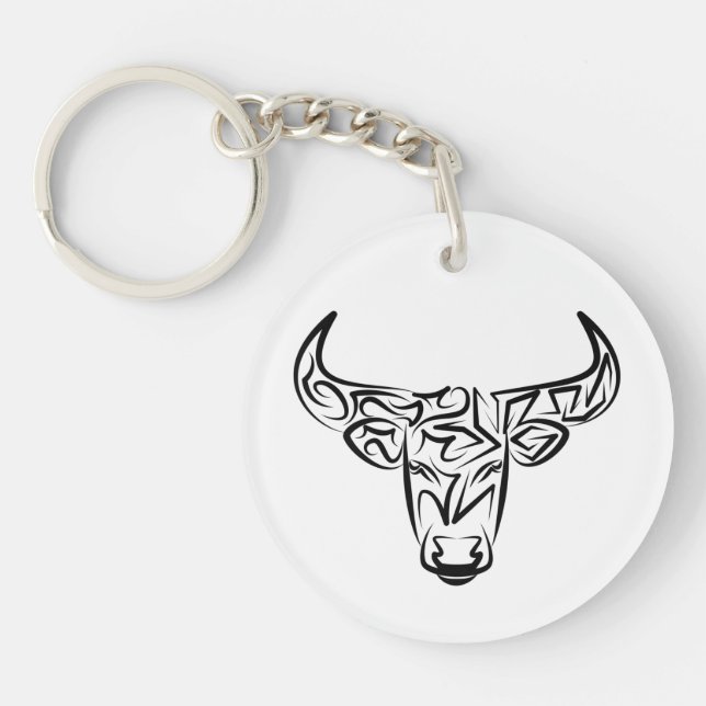 Black and White Tribal Bull / Ox (Framsidan)
