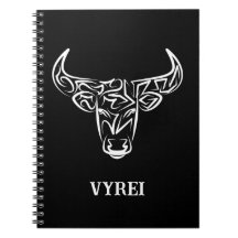 Black and White Tribal Bull / Ox