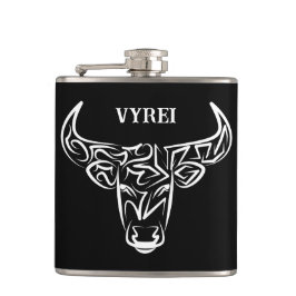 Black and White Tribal Bull / Ox Fickplunta