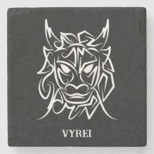 Black and White Tribal Dragon