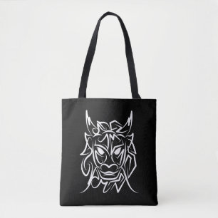 Black and White Tribal Dragon Tygkasse