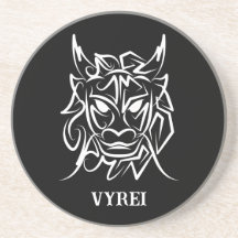 Black and White Tribal Dragon