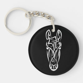 Black and White Tribal Horse