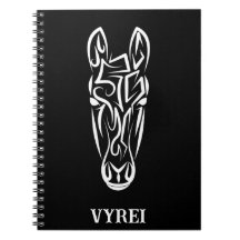 Black and White Tribal Horse