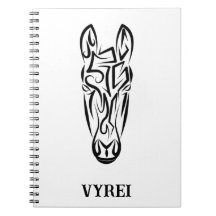 Black and White Tribal Horse
