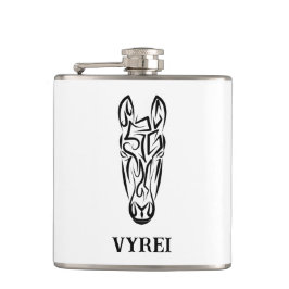 Black and White Tribal Horse Fickplunta