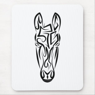 Black and White Tribal Horse Musmatta