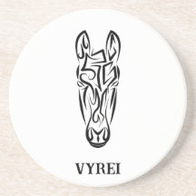 Black and White Tribal Horse