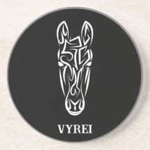 Black and White Tribal Horse