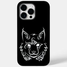 Black and White Tribal Lynx