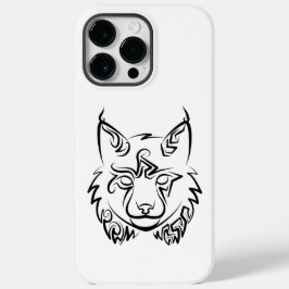 Black and White Tribal Lynx