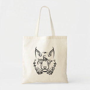 Black and White Tribal Lynx Tygkasse