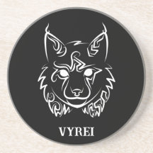 Black and White Tribal Lynx