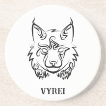 Black and White Tribal Lynx
