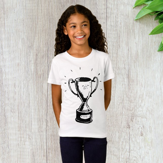 Black and White Trophy Girls T-Shirt (Skapare uppladdad)