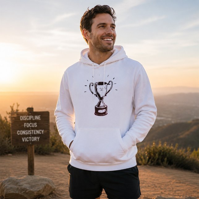 Black and White Trophy Manar Hoodie (Skapare uppladdad)