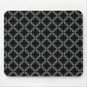 Black and White Uptown Elegance Mousepad Musmatta