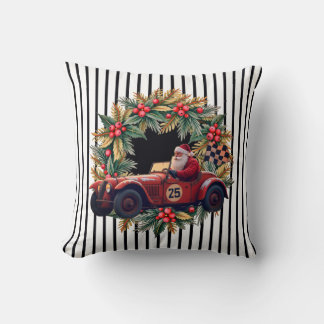 Black And White Vertical Stripe Kudde