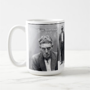 Black and White Vintage Criminal Mugg Shot Photo