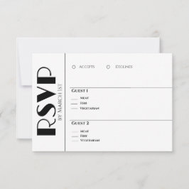 Black and White-We Do-Bröllop Ringar- OSA Kort