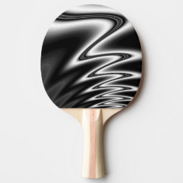 Black and White Wiggle Pingisracket