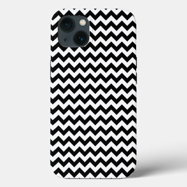 Black and White Zig Zag Chevron (Baksida)