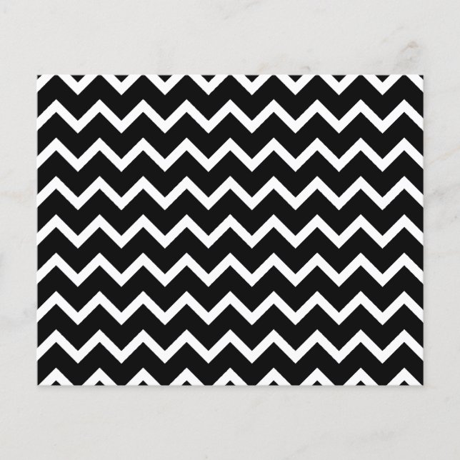 Black and White Zig Zag Mönster. (Framsida)