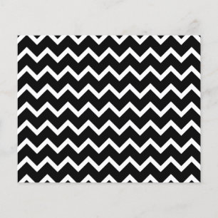Black and White Zig Zag Mönster.