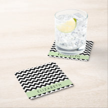 Black and White Zigzag, Chevron Mönster, ditt namn