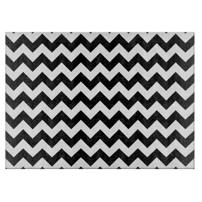 Black and White Zigzag Mönster, Chevron Mönster (Framsidan)