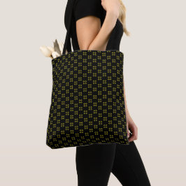 Black and Yellow Tote Tygkasse