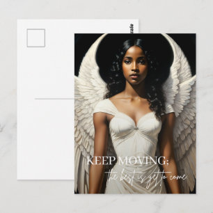 Black Angel Art inspiration Vykort