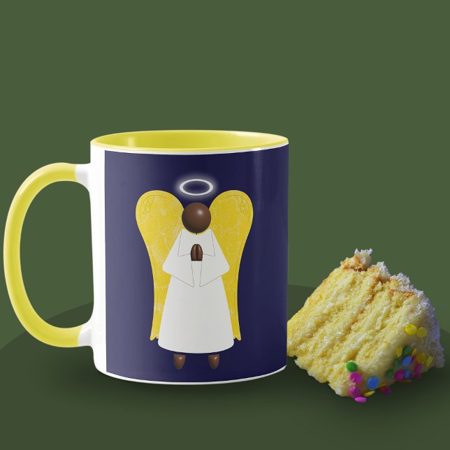 Black Angel, Guardian Angel Mugg (Black Guardian Angel mug & Cake)
