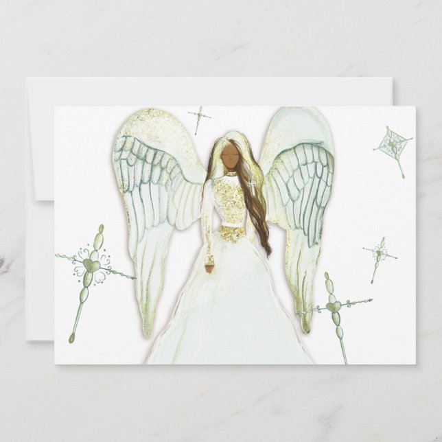 Black Angel Inbjudningar (Baksida)