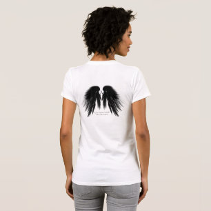 BLACK ANGEL VINGAR Back Monogram T-Shirt