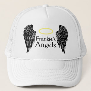 Black Angel Vingar och Guld Halo Truckerkeps
