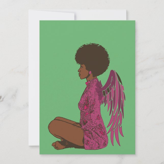 Black Angell Inbjudningar (Framsida)