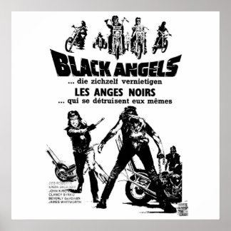 Black Änglar Poster