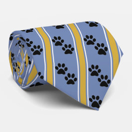 Black Animal Tass avtryck Team Sports Necktie Slips